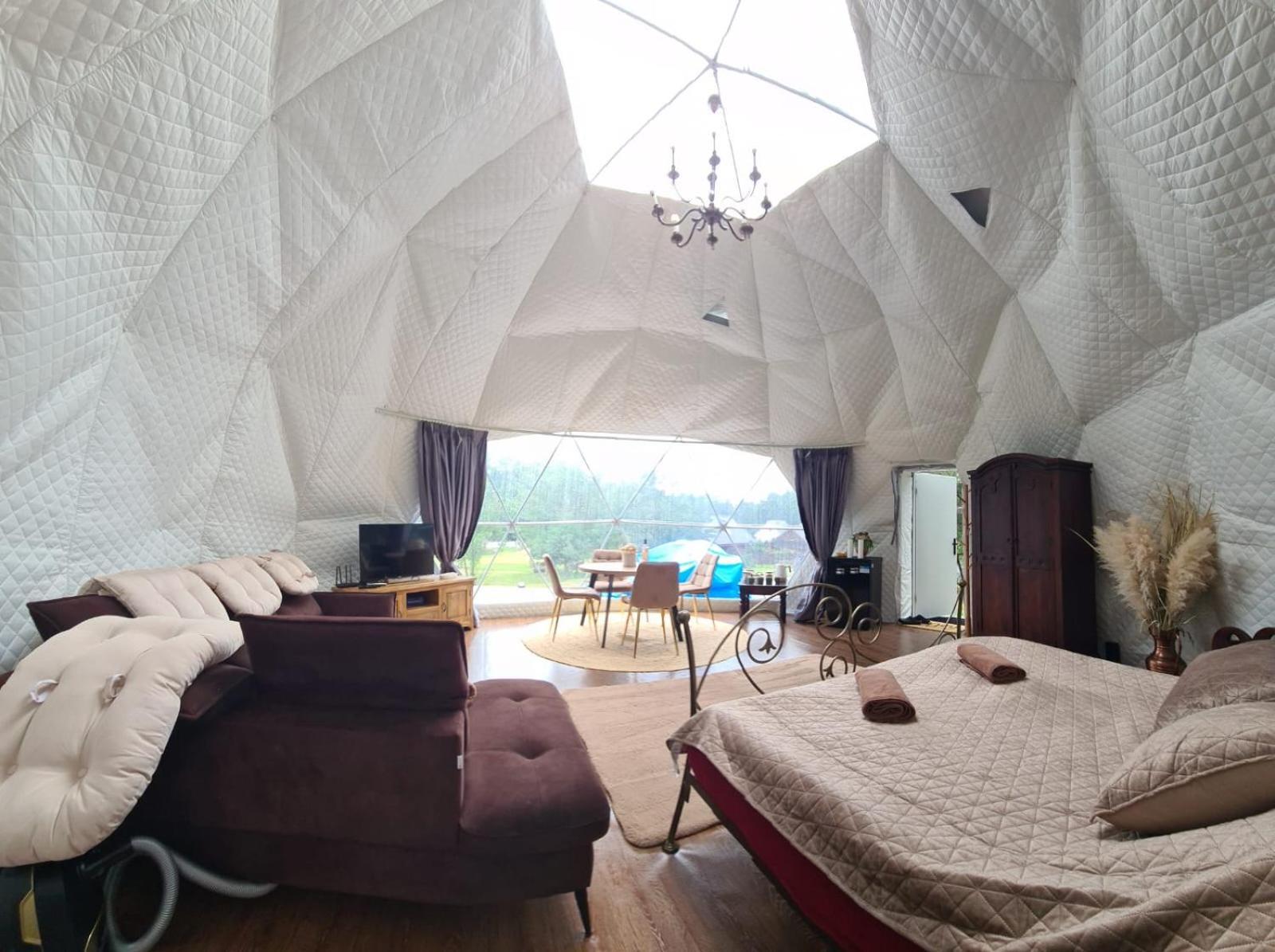 Hotel Glamping Pod Orlem Cedynia Esterno foto