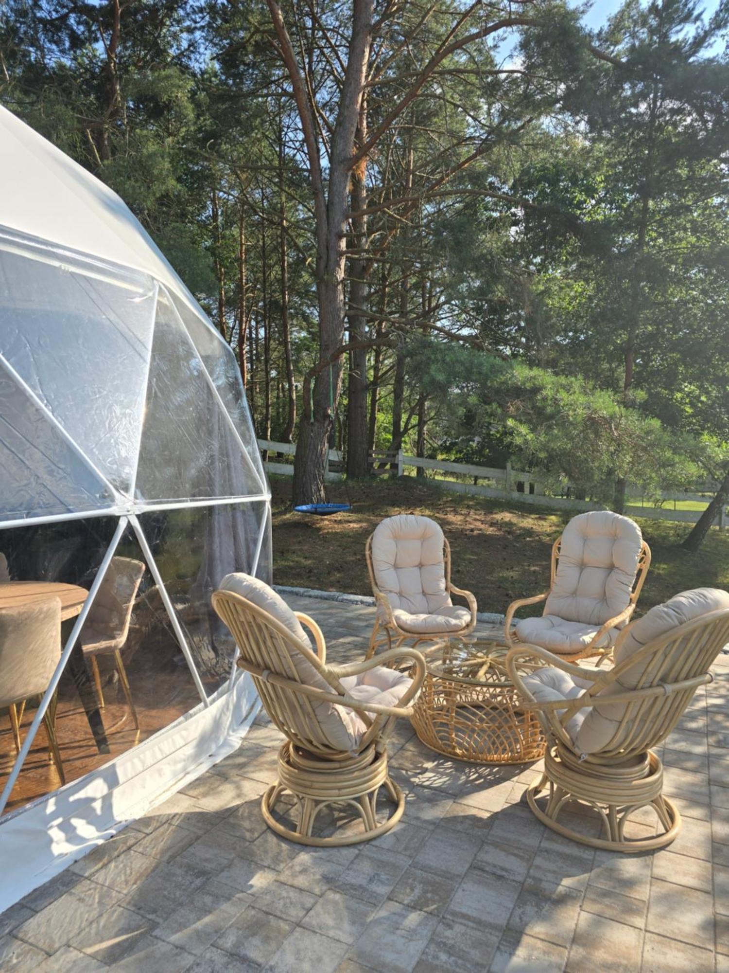 Hotel Glamping Pod Orlem Cedynia Esterno foto