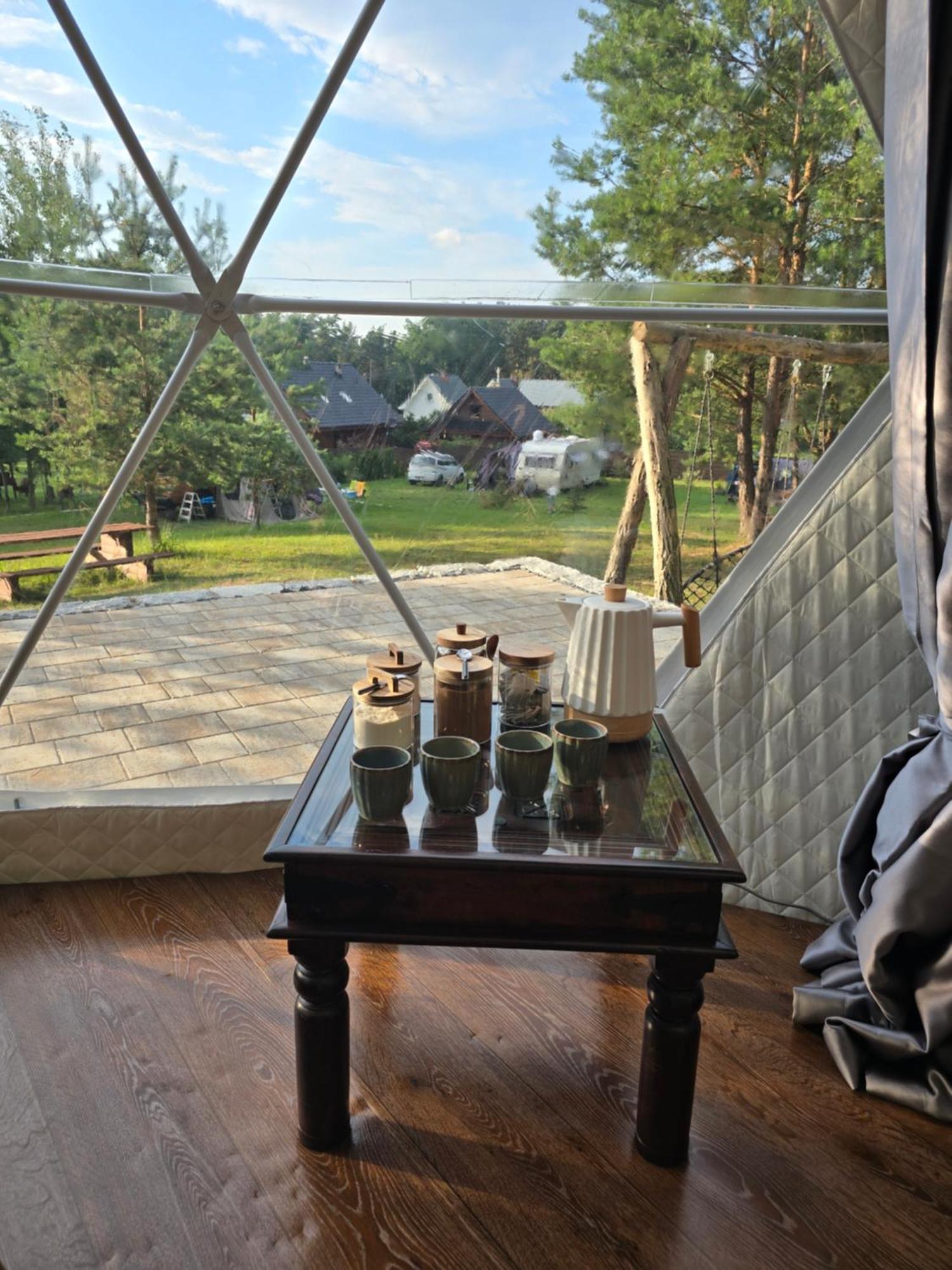 Hotel Glamping Pod Orlem Cedynia Esterno foto