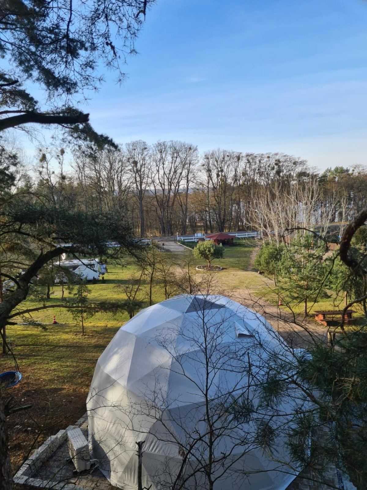 Hotel Glamping Pod Orlem Cedynia Esterno foto