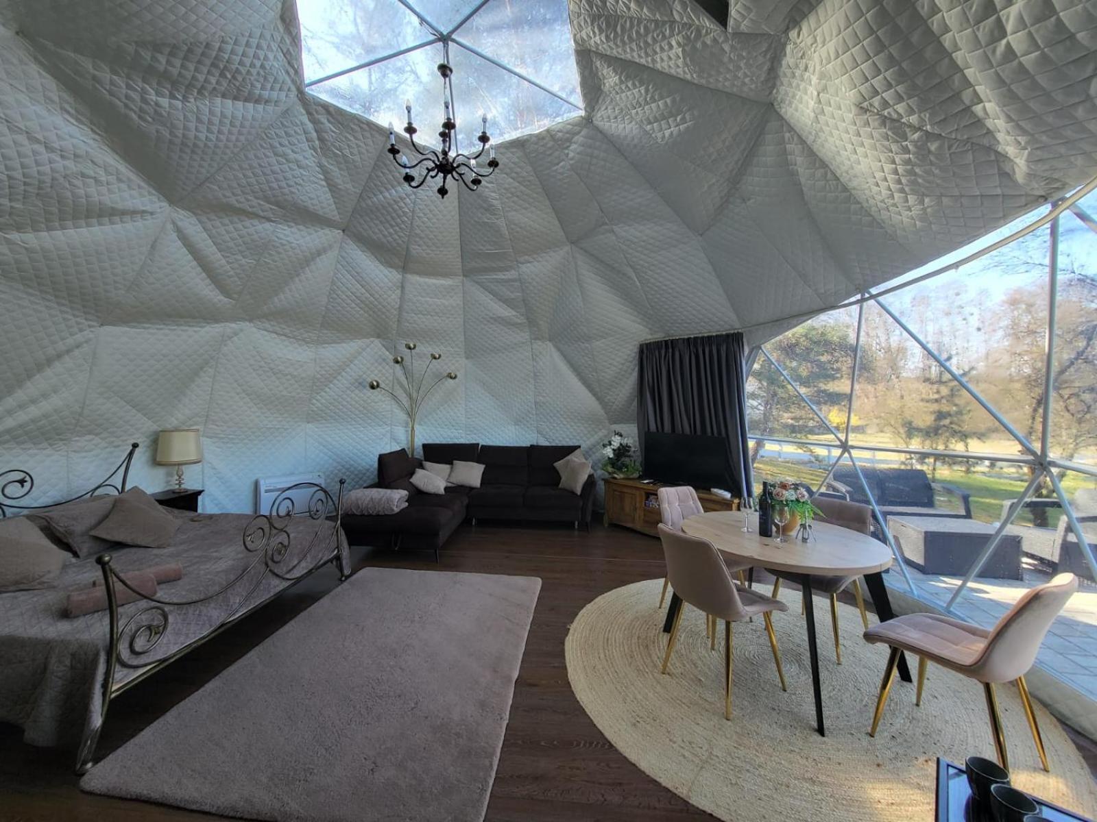 Hotel Glamping Pod Orlem Cedynia Esterno foto