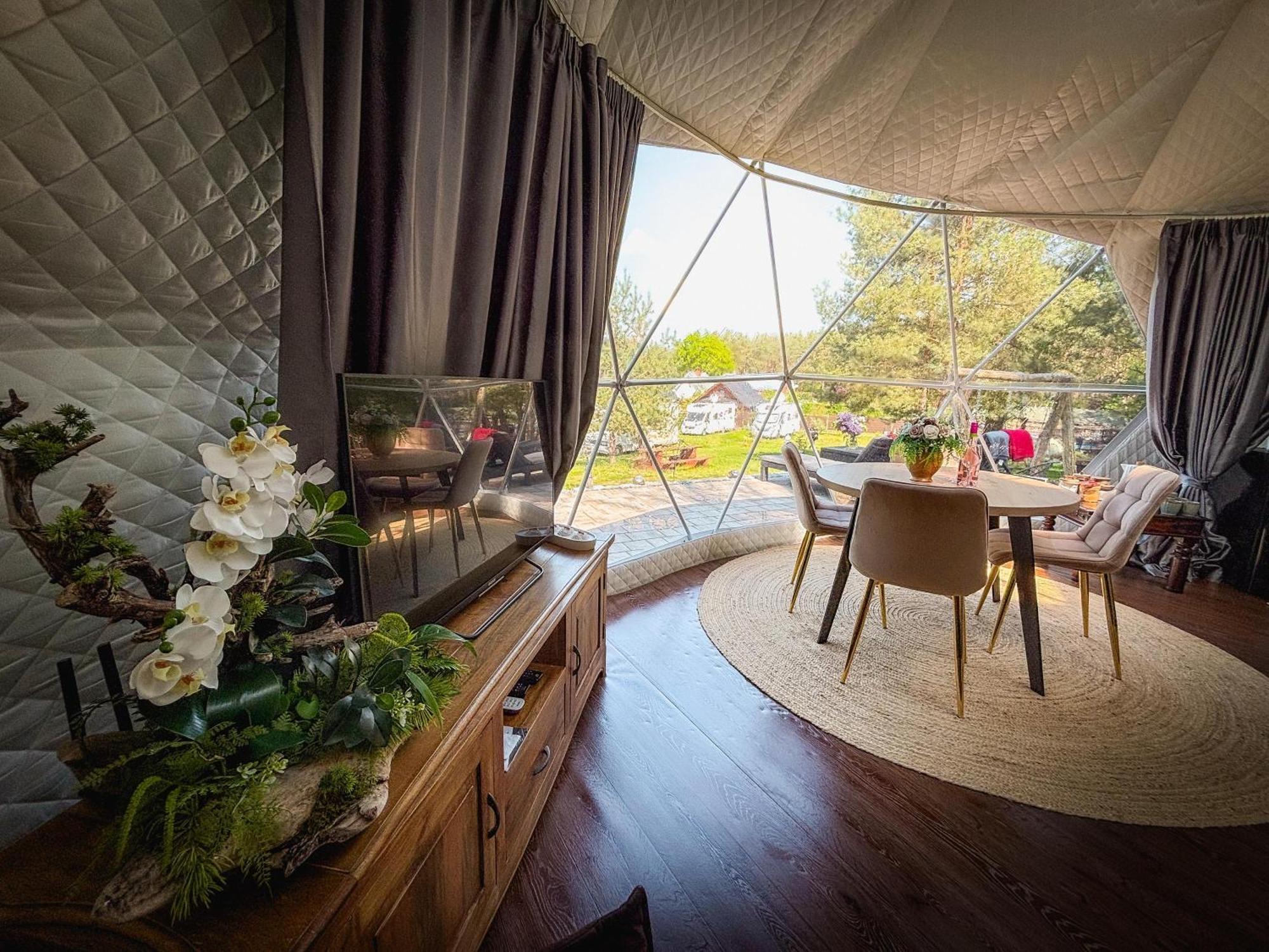 Hotel Glamping Pod Orlem Cedynia Esterno foto