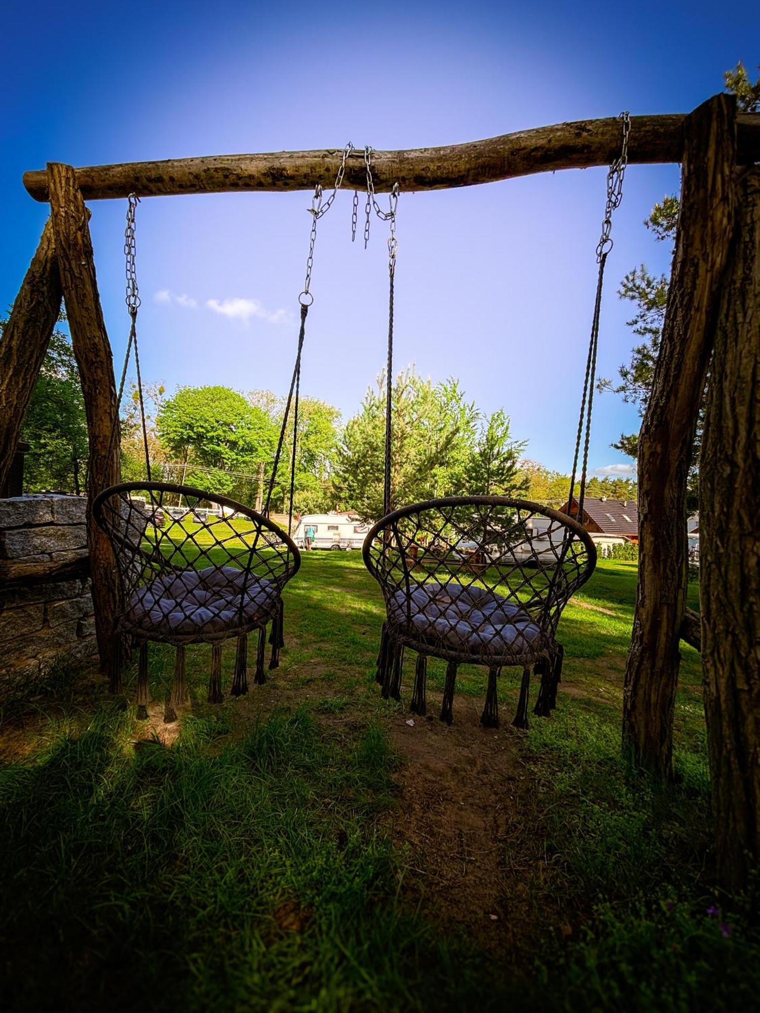 Hotel Glamping Pod Orlem Cedynia Esterno foto