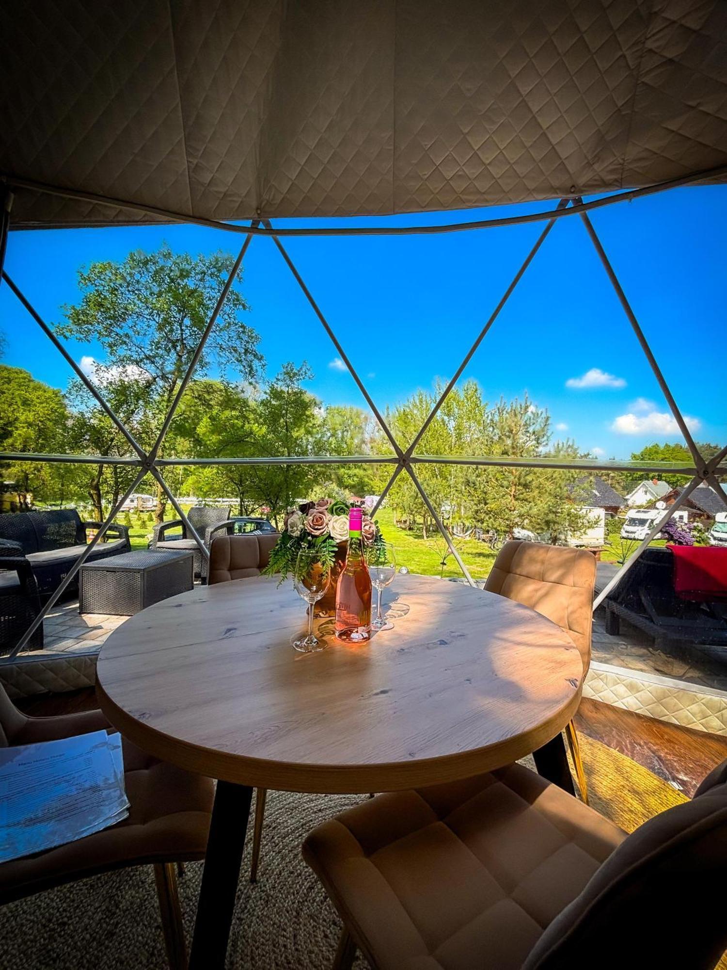 Hotel Glamping Pod Orlem Cedynia Esterno foto